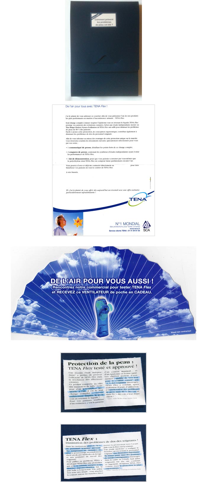 Mailing pour produits incontinence sénior