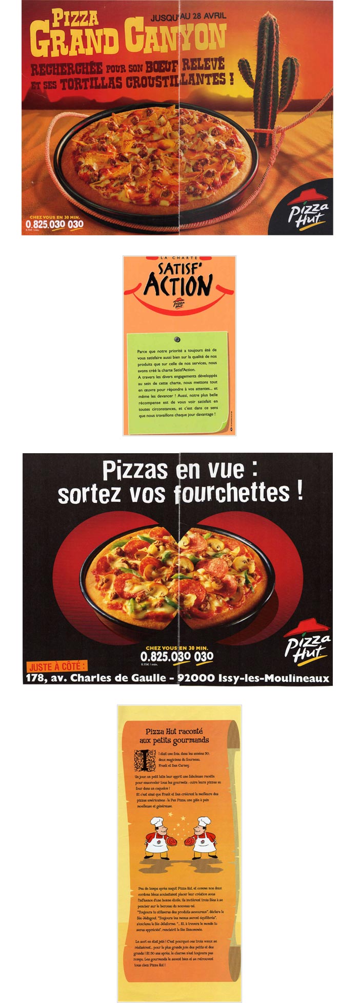 pub radio, télé et print pour chaîne de pizzerias