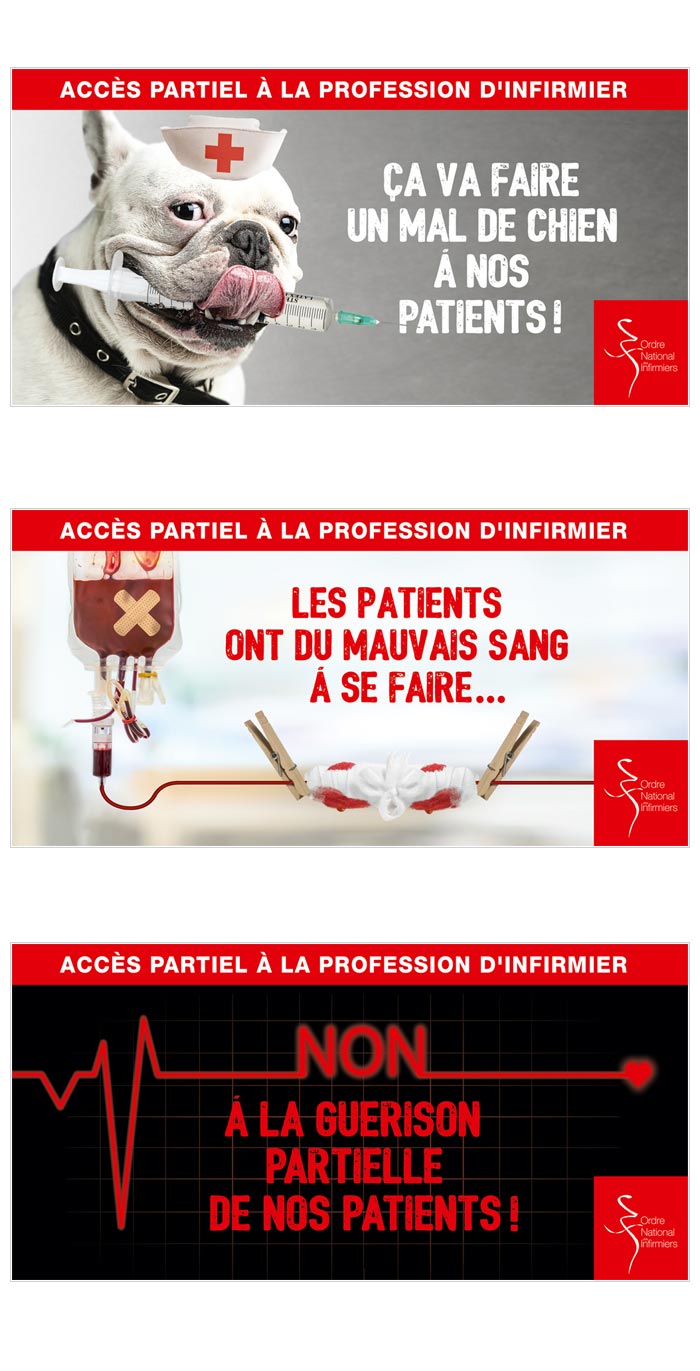 campagne social media de mobilisation pour les infirmiers