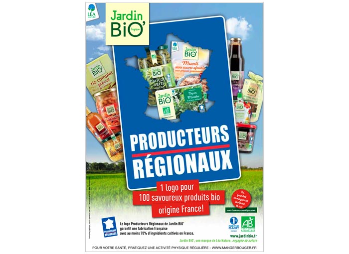 annonce presse publicité pour label alimentation bio