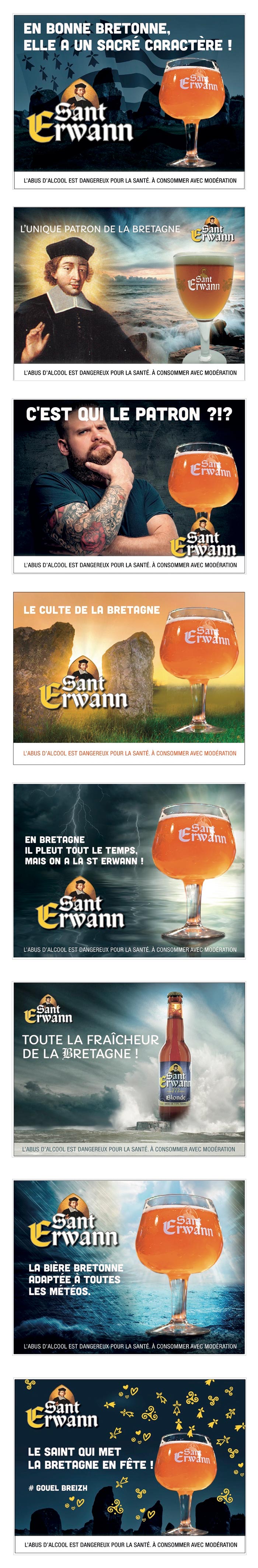 affiche de publicité pour bière