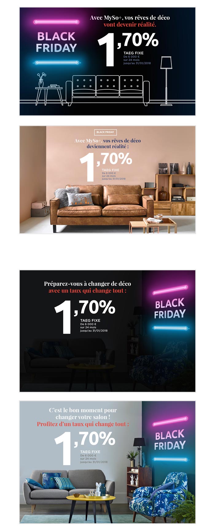 landing pages e-commerce le Black Friday