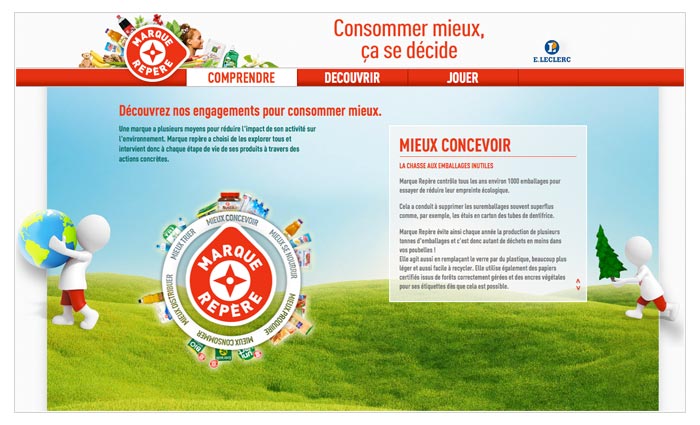 site web sur développement durable pour grande distribution